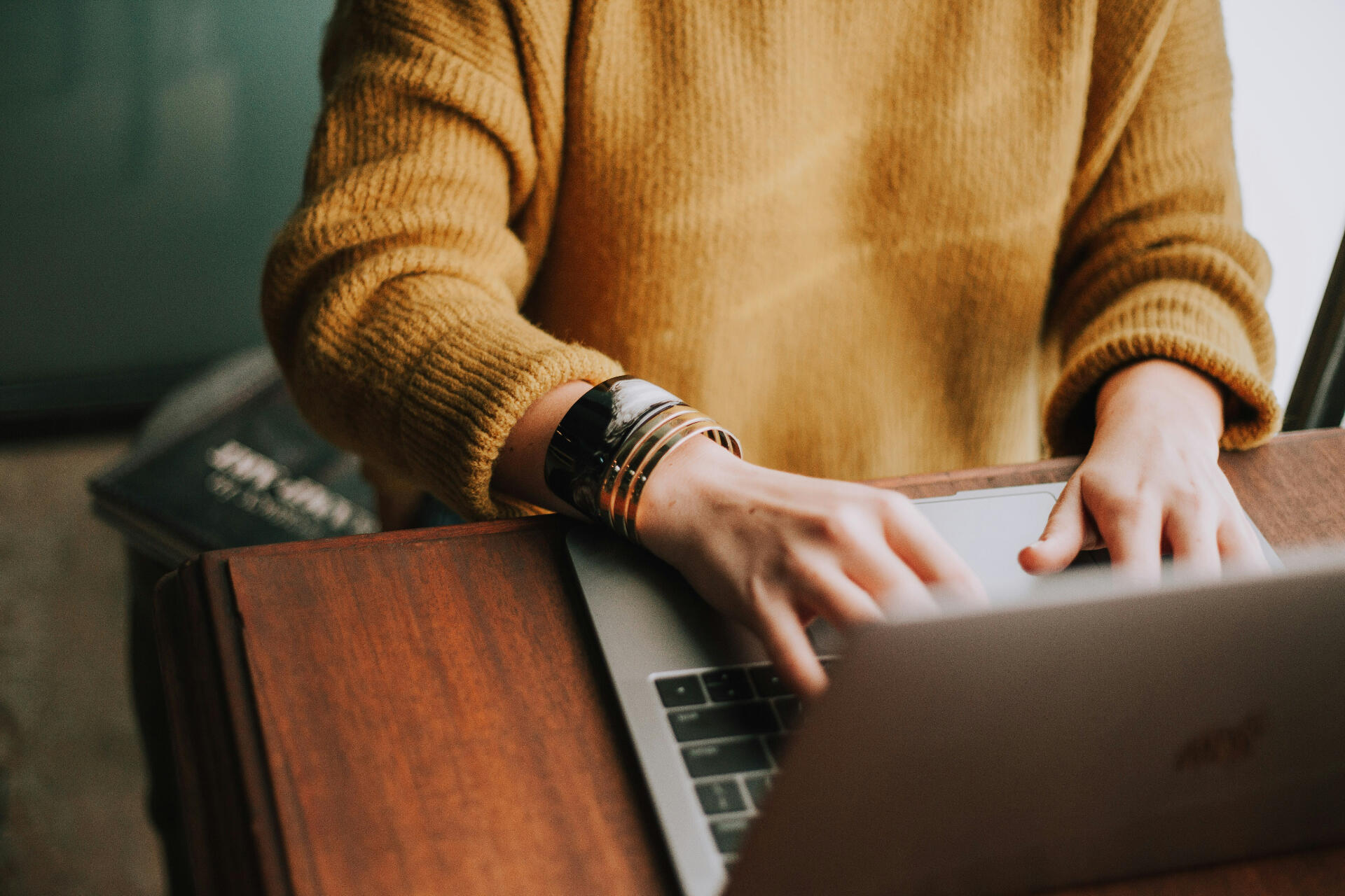 Planning with notebook and laptop